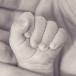 Mão do bebê