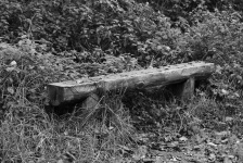 Rustieke houten bank