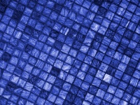 Blauwe abstracte vierkantenachtergrond