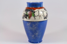 Vase bleu en porcelaine
