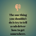 Cab Driver Absurd Question