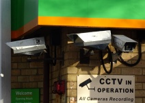 Caméras CCTV en fonctionnement