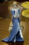 Keramische elegante Dame Sitting