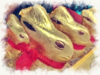 Coniglietti pasquali al cioccolato