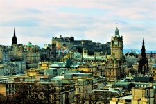Stad van Edinburgh Skyline