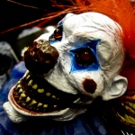 Maschera da clown a colori