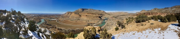 Colorado rivier panoramisch