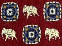 Elephant Design On Fabric
