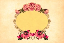 Flower, Background, Vintage, Roses