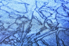 Frozen Water Abstract Blue 3