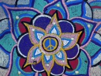 Graffiti-Friedenszeichen