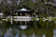 Japanese Pagoda On Water