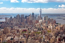 Vista di Lower Manhattan