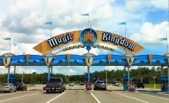 Entrada do veículo Magic Kingdom