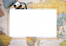 Mapa del marco del mundo