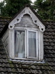 Vecchie finestre mansardate