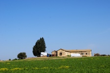Stary włoski dom na farmie