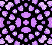 Purple Heart Kaleidoscope