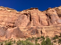 Red Colorado Sandstone Cliff