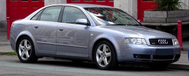Silver Gray Audi Car