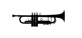 Trumpet Clipart Silhuett