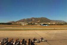 Vista dall'aeroporto di Malaga