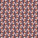 Wzór fioletowe pomarańczowe trójkąty