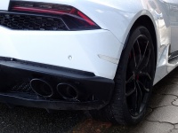 White Lamborghini Car Tail Light