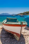 Wooden Boat On Shore
