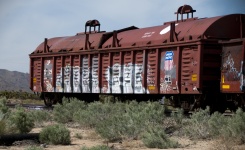 Abandoned Grunge Train Car