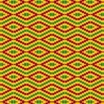 Africano Kente Pattern Background