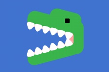 Rozzlobený krokodýl