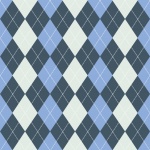 Argyle Pattern Background Blue