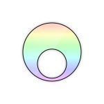 Asymetric rainbow ring