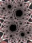 Brown fractal pattern