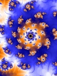 Blue - orange fractal
