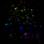 Bubbles Rainbow Colors