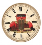 Visage d'horloge Vintage voiture