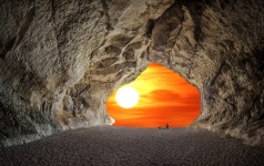 Cave Sunset Watch