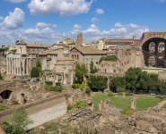 Római város romjai