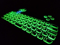 Retroilluminazione verde tastiera Azerty