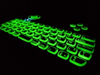 Azerty键盘绿色背光