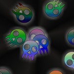 Color skulls