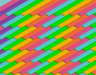 Colorful 3D rectangles background