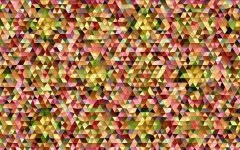 Colorful 3D Triangles Background
