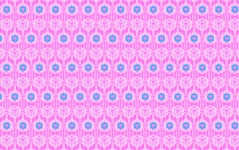 Colorful pink hexagons pattern