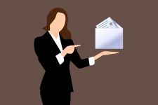 Modello di emailers, email marketing,