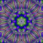 Caleidoscopio fractal