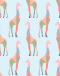 Giraffe bunte Tapete Muster