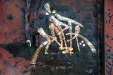 Grunge Metal Graffiti Background